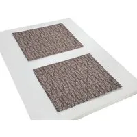 Nature by Adam Nature by Adam Tischset 2er Pack aus 100% Bio-Baumwolle - Made in Germany - Little Parrot, Dunkelbraun, – Produktbild 1 von 1