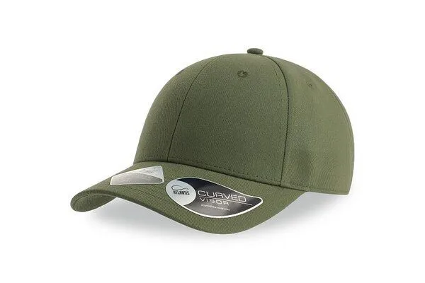 Atlantis Headwear Atlantis Headwear Joshua Cap Klassische Baseballkappe verstellbarer Klettverschluss, Olive (grün), – Produktbild 2 von 2