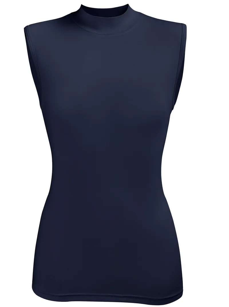 wäschepur Stehkragenshirt, Marine, – Produktbild 1 von 3