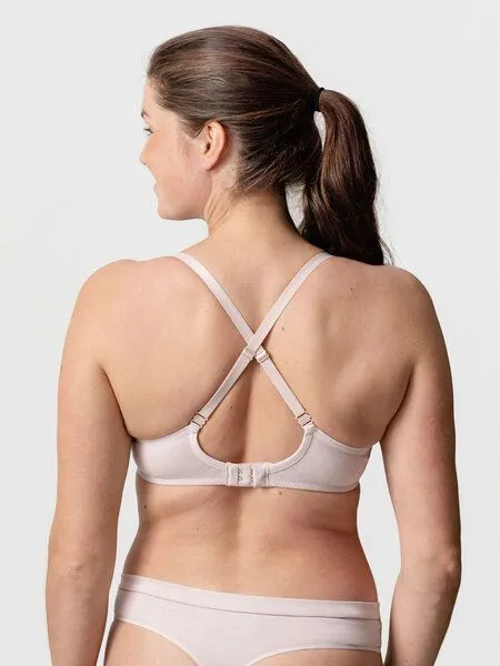 erlich textil erlich textil Amela bügelloser BH aus Bio-Baumwolle, made in Europe, Cappuccino, – Produktbild 5 von 6