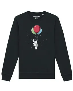 watapparel watapparel Sweatshirt Unisex Little Balloon Astronaut – Produktbild 1 von 1