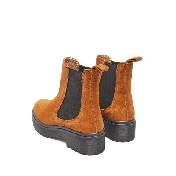 M.Moustache M.Moustache Leder Boot Flora, Suéde ambre, – Produktbild 4 von 8