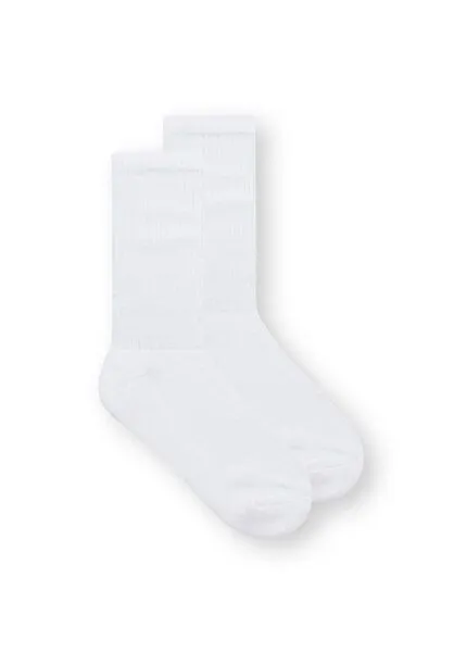 THOKKTHOKK ThokkThokk 2er-Pack Crew Socken Tennissocken (GOTS, Fairtrade, Vegan), White, – Produktbild 1 von 4