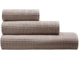 Cotonea Cotonea Waffelpikee Gästetuch, 35 x 50 cm, Bio-Baumwolle, leinen – Produktbild 1 von 1