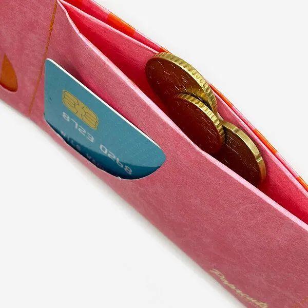 paprcuts paprcuts RFID Portemonnaie, Yeah but no (pink orange), – Produktbild 4 von 4