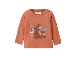 People Wear Organic People Wear Organic Langarm-Shirt Bio-Baumwolle (kbA) rost 86/92 – Produktbild 1 von 1