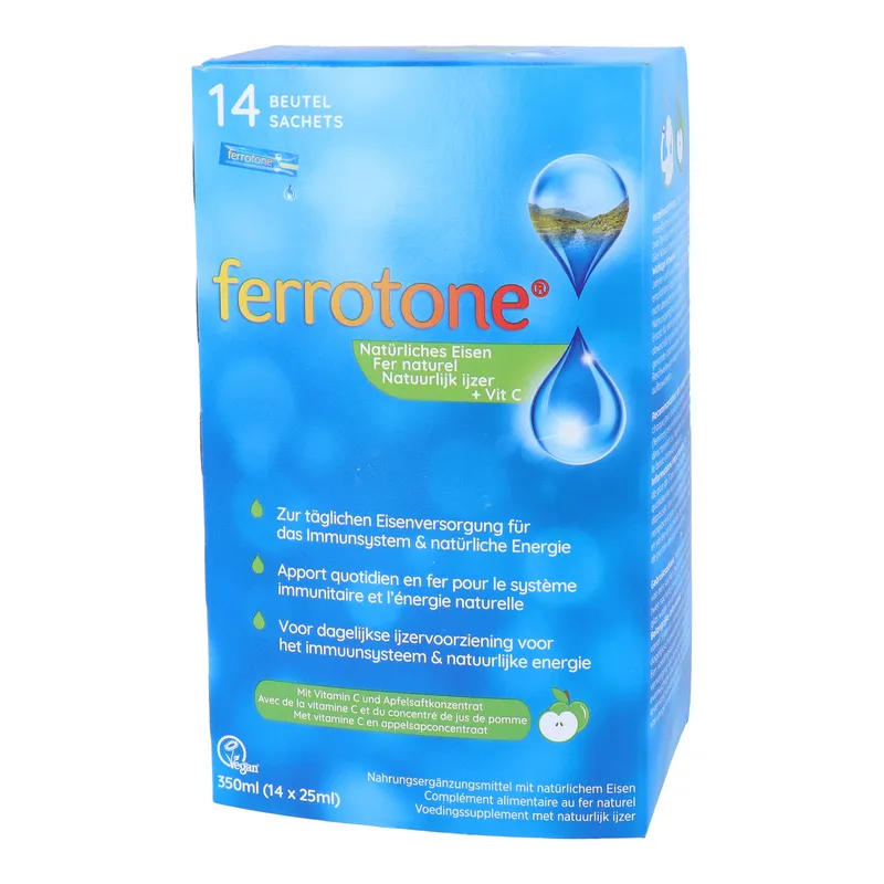 Ferrotone Ferrotone Eisen Sachets mit Apfel – Produktbild 2 von 2