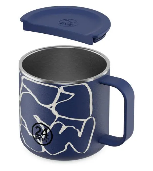 24bottles 24bottles Isolierter Casa Mug 340 ml, aus Edelstahl, Grey, – Produktbild 2 von 6