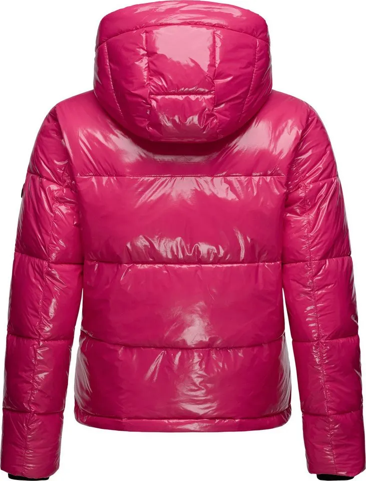ragwear ragwear Steppjacke Roobie super stylische, gänzende Damen Winterjacke, Rosa, – Produktbild 1 von 5