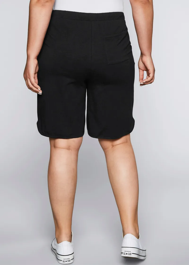 sheego Bermudas schwarz, Schwarz, – Produktbild 2 von 2