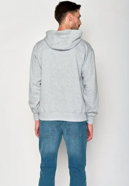 GreenBomb GREENBOMB Print Hoodie Animal BBQ Joy, Heather grey, – Produktbild 3 von 4