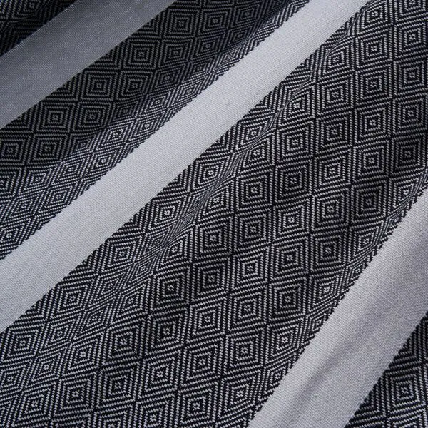 HängemattenGlück HängemattenGlück Sofakissen / Kopfkissen aus reiner Bio Baumwolle (Bezug und Füllung) 60x60cm Grau- / Naturtöne, Grey, – Produktbild 7 von 7