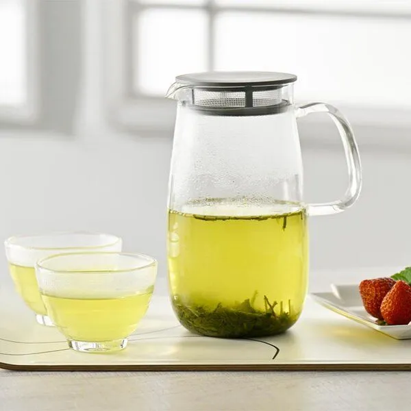 Hario Hario Teekanne Mugi-chan 1000 ml, Dunkelgrau, – Produktbild 2 von 3