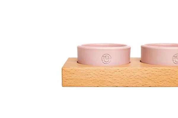 klotzaufklotz klotzaufklotz Dippschalen, Blassrosa, – Produktbild 4 von 6