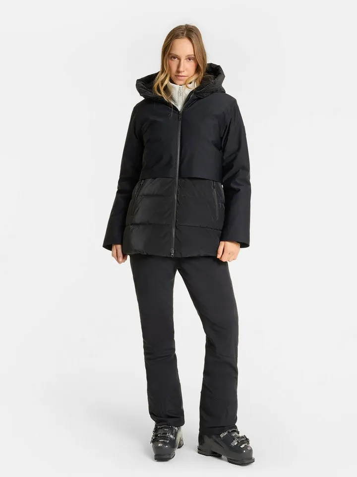 Ziener Ziener Skihose TILLA-Z AQUASHIELD® DAMEN Slim Fit, wasser- u. winddicht, atmungsaktiv, warm durch PrimaLoft®, Schwarz, – Produktbild 4 von 4