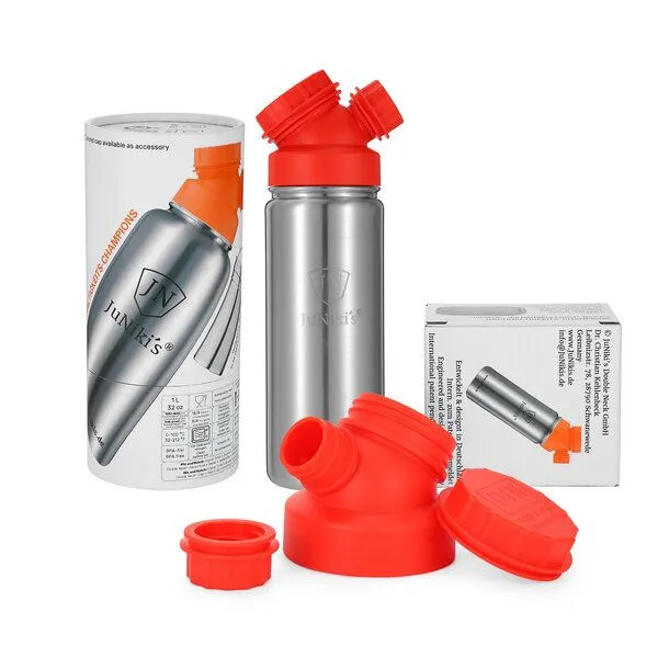 JN JuNiki's JN JuNiki's isolierte Trinkflasche 550ml 8 Farben, Rot, – Produktbild 1 von 4