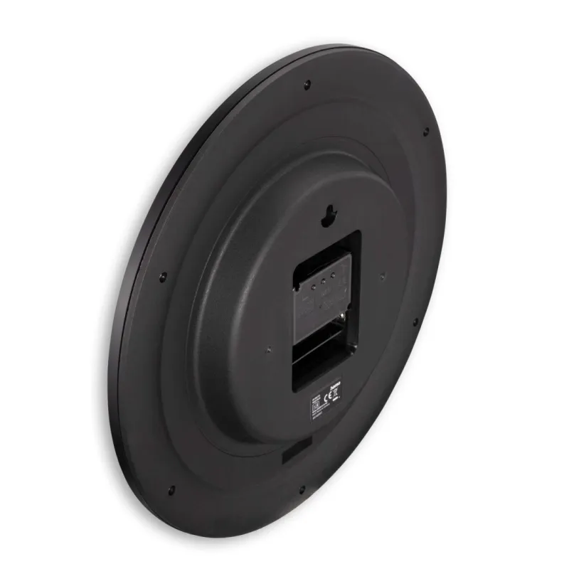 Hama Hama DCF-Funkwanduhr "Teneriffa", Ø 30 cm, Schwarz, – Produktbild 4 von 4