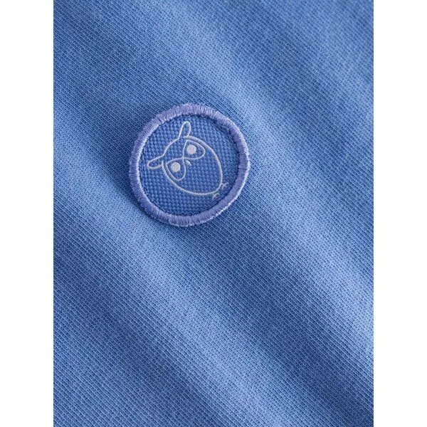KnowledgeCotton Apparel KnowledgeCotton Apparel Kids T-Shirt BADGE aus Bio-Baumwolle, Blau (moonlight blue), – Produktbild 4 von 4