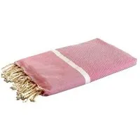 Just Be Just Be Hamamtuch / Strandtuch Chevron, Rosa, – Produktbild 1 von 1