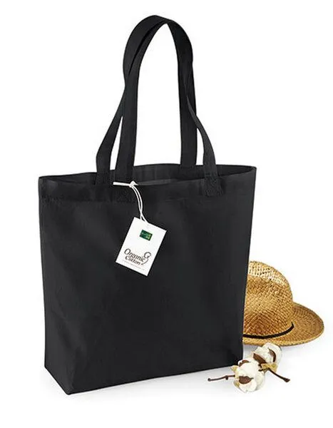Westford Mill Westford Mill Organic Cotton Shopper, Natur, – Produktbild 2 von 2