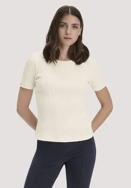 hessnatur hessnatur Pointelle T-Shirt Regular aus reiner Bio-Baumwolle – Produktbild 1 von 1