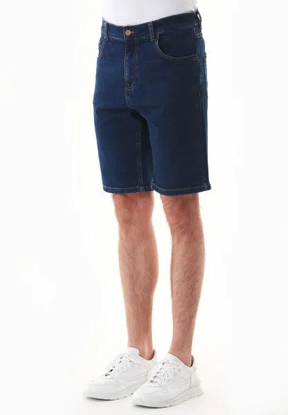 ORGANICATION ORGANICATION Denim Shorts aus Bio-Baumwolle, Mid blue, – Produktbild 3 von 4