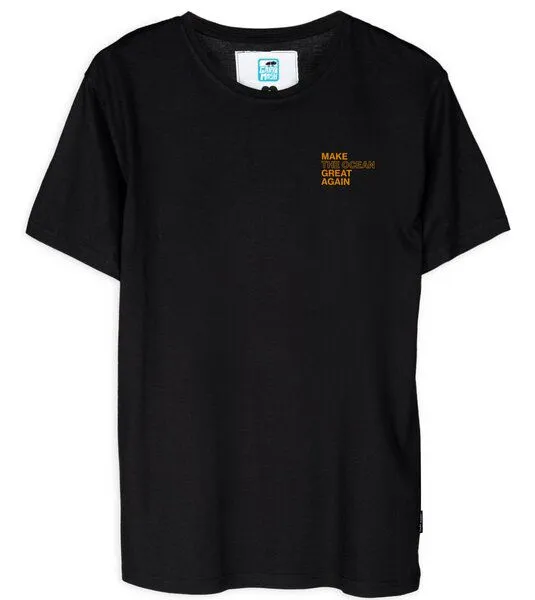 Gary Mash GARY MASH Shirt Make the Ocean great again aus Biobaumwolle, Schwarz, – Produktbild 1 von 4