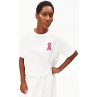 ARMEDANGELS ARMEDANGELS ALBERTARAA Damen T-Shirt aus recyceltem Baumwoll Mix, White, – Produktbild 1 von 1