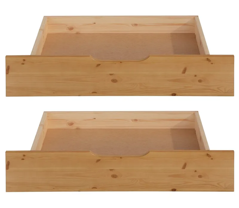 OTTO home Schublade "FINJA ", zertifiziertes Massivholz, 2-teiliges Set, Braun, – Produktbild 1 von 5