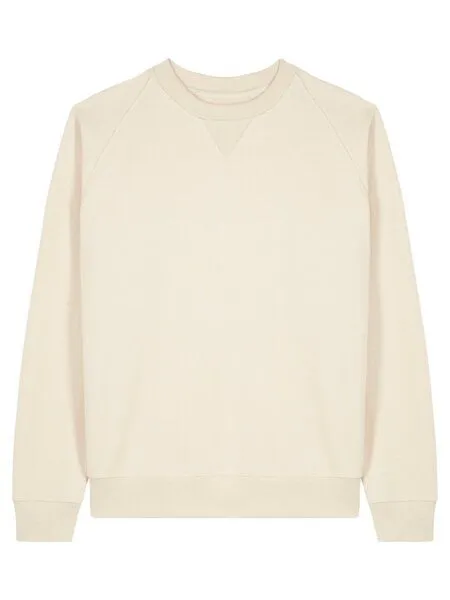YTWOO YTWOO Klassisches Unisex Raglan Sweatshirt mit Relaxed Fit aus 100% Biobaumwolle, Natural, – Produktbild 1 von 3
