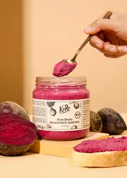 KoRo Bio Rote Bete Meerrettich Aufstrich 380 g – Produktbild 1 von 1