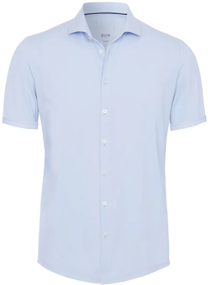 Pure Pure The Functional Shirt KA Blau - Größe 40 (M), Hellblau, – Produktbild 2 von 4