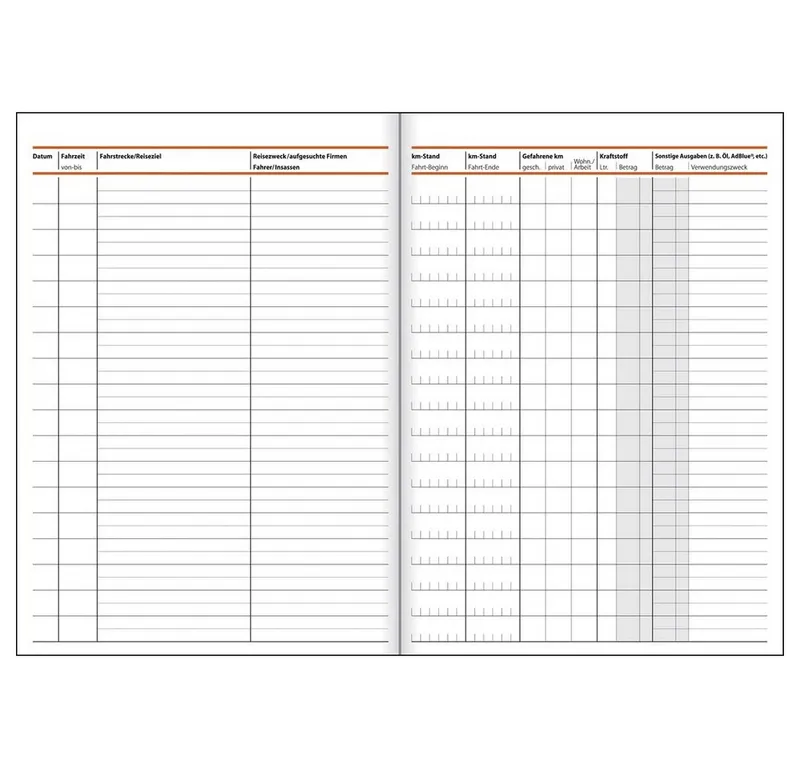 Sigel Sigel Formularblock Sigel FA513 DIN A5 Fahrtenbuch Anzahl der Blätter: 32 1 St. – Produktbild 3 von 7