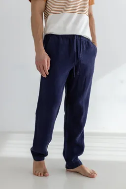 TWOTHIRDS TWOTHIRDS Herren vegan Hose Kotomo Marineblau – Produktbild 1 von 1