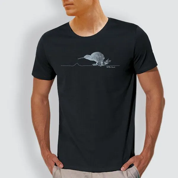 little kiwi little kiwi Herren T-Shirt, "Kiwi", Schwarz, – Produktbild 1 von 1