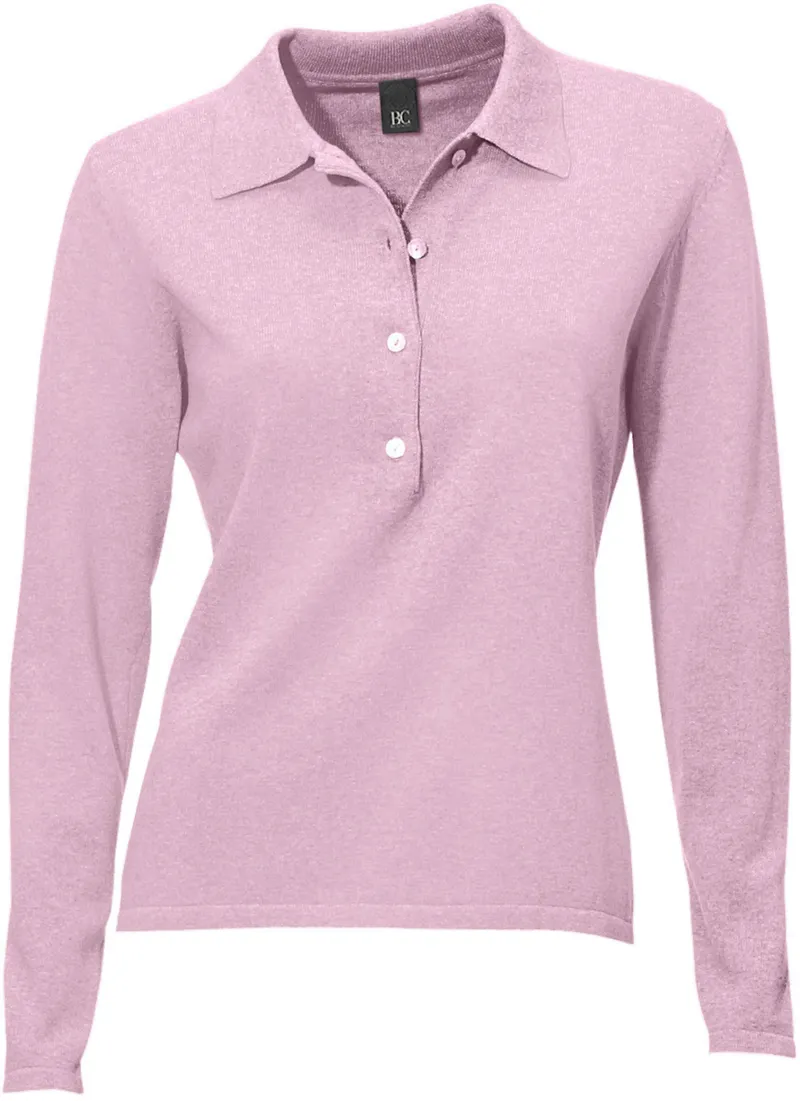 heine Polopullover rosé, Rosé, – Produktbild 2 von 2