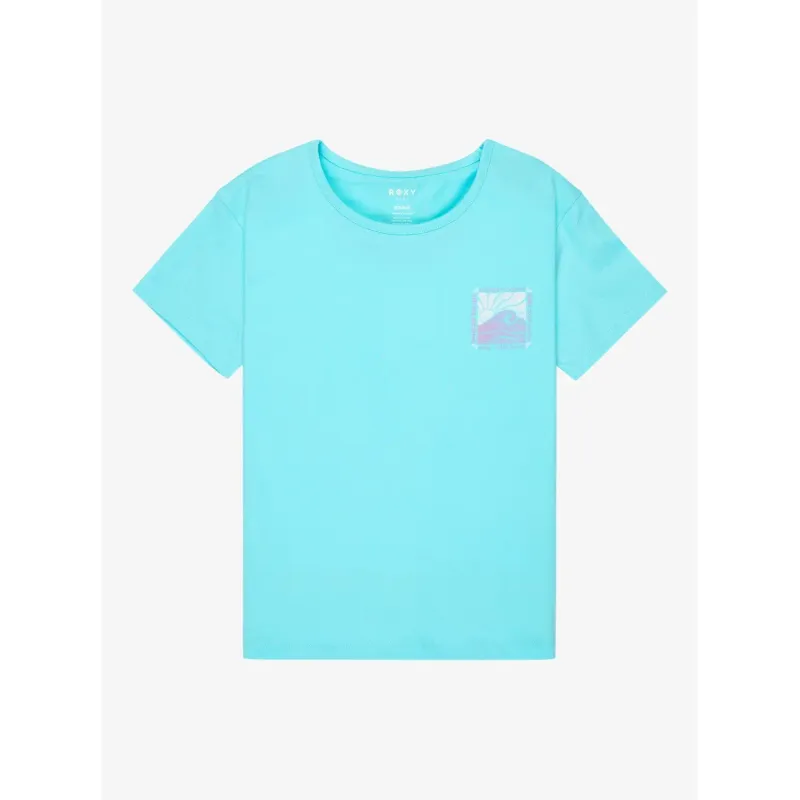 Roxy Bio-Baumwoll-T-Shirt Mädchen Roxy Lilyregular Night Vintage, Bleu, – Produktbild 1 von 1