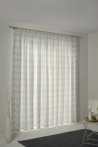 Nature by Adam Nature by Adam Vorhang aus 100% Bio-Baumwolle - Made in Germany - Romantic Puligny Light, Hellgrau, – Produktbild 7 von 7