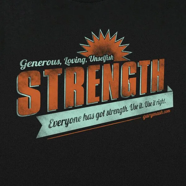 Gary Mash GARY MASH Shirt Strength aus Modal®-Mix, Schwarz, – Produktbild 4 von 4