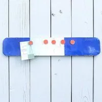 Moogoo Creative Africa Moogoo Creative Africa Magnetboard Magnettafel mit 5 bunten Magneten, Blau & weiß, – Produktbild 1 von 1