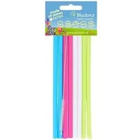 Biodora Biodora Bio-Trinkhalme (8er-Set) inkl. Reinigungsbürste – Wiederverwendbar – Biokunststoff auf Stärkebasis – Made in EU – Produktbild 1 von 1