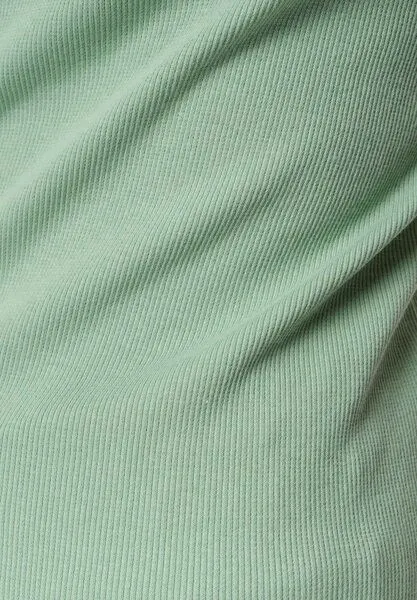 ORGANICATION ORGANICATION SOFFIA | Rib Top aus Bio-Baumwolle, Mineral green, – Produktbild 4 von 4