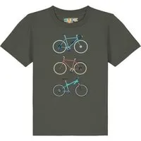 watabout kids watabout.kids T-Shirt Kinder 3 Fahrräder, Khaki, – Produktbild 1 von 1