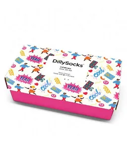 DillySocks Socken Geschenkbox, DillySocks aus Biobaumwoll-Mix – Produktbild 1 von 1