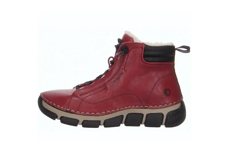 Cosmos Comfort Cosmos Comfort Schnürboots, Rot, – Produktbild 2 von 5