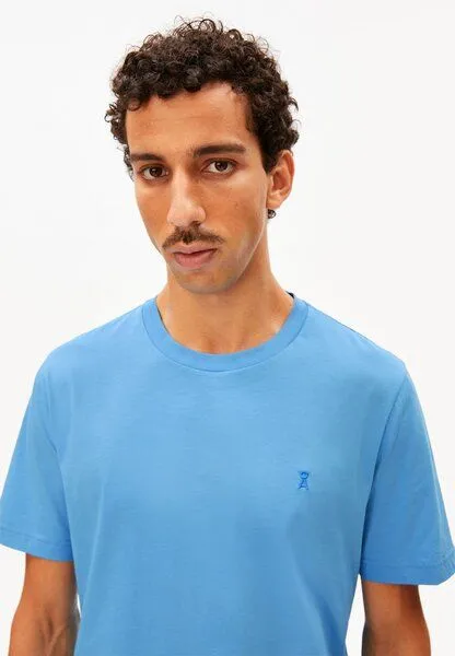 ARMEDANGELS ARMEDANGELS JAAMES Herren T-Shirt aus Bio-Baumwolle, Skylight, – Produktbild 3 von 4