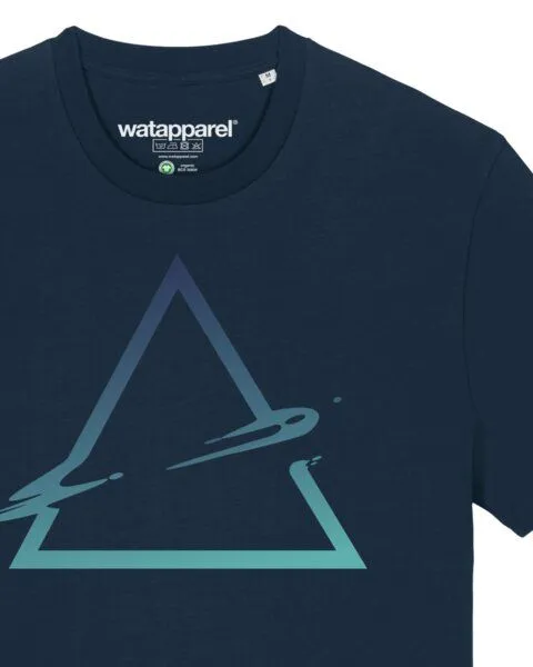 watapparel watapparel T-Shirt Unisex Triangle, French navy, – Produktbild 3 von 4