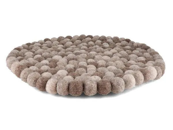 WoolFit WoolFit handgefilzte Deko aus Filzkugeln, vielseitig einsetzbar, Beige, – Produktbild 2 von 3
