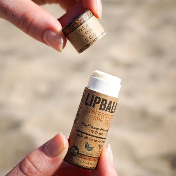 WE LUV ECO WE LUV ECO Lipbalm Sun Protect | Lippenpflege mit UV Schutz | nachhaltig | plastikfrei | vegan – Produktbild 3 von 4