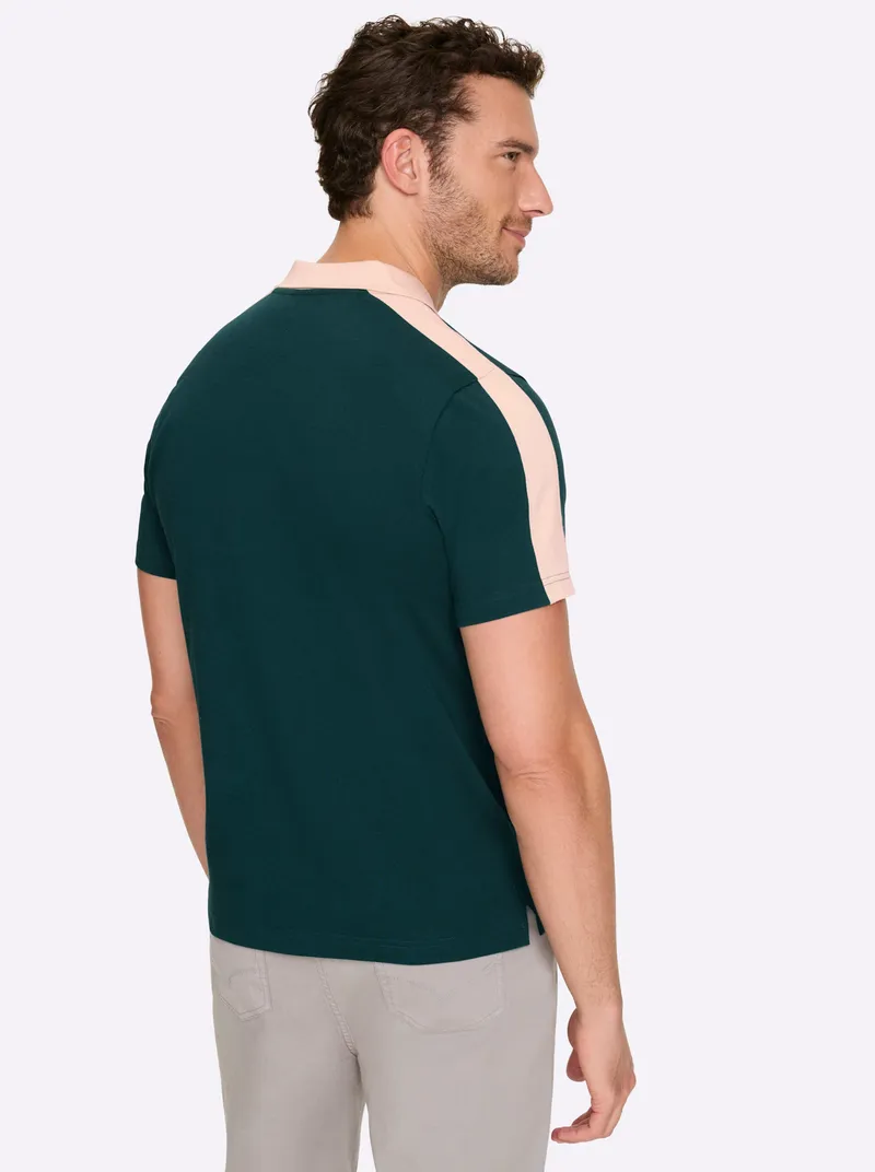 Catamaran Kurzarmshirt petrol-sand, Petrol-sand, – Produktbild 2 von 2